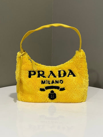 Open image in slideshow, Prada Re-Edition 2000 Bag Yellow Terry