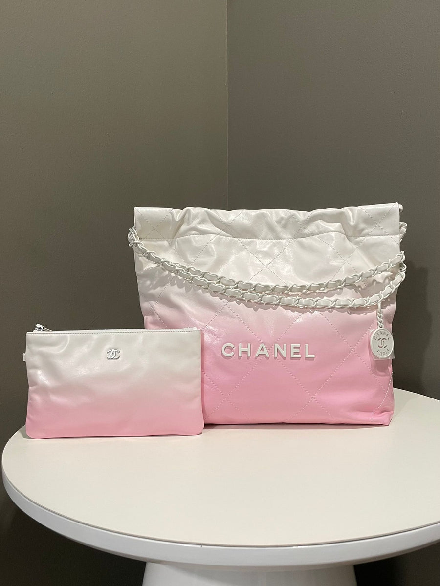 Chanel 22 Small White, Pink Ombré – LOVELOTSLUXURY