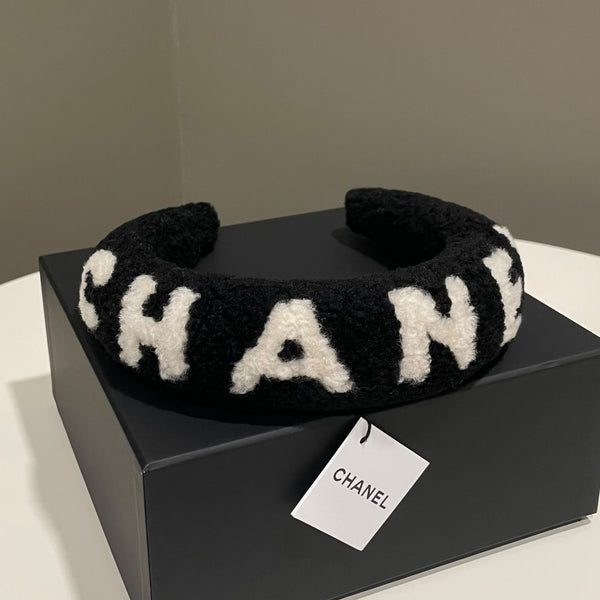 Chanel C H A N E L Logo Headband