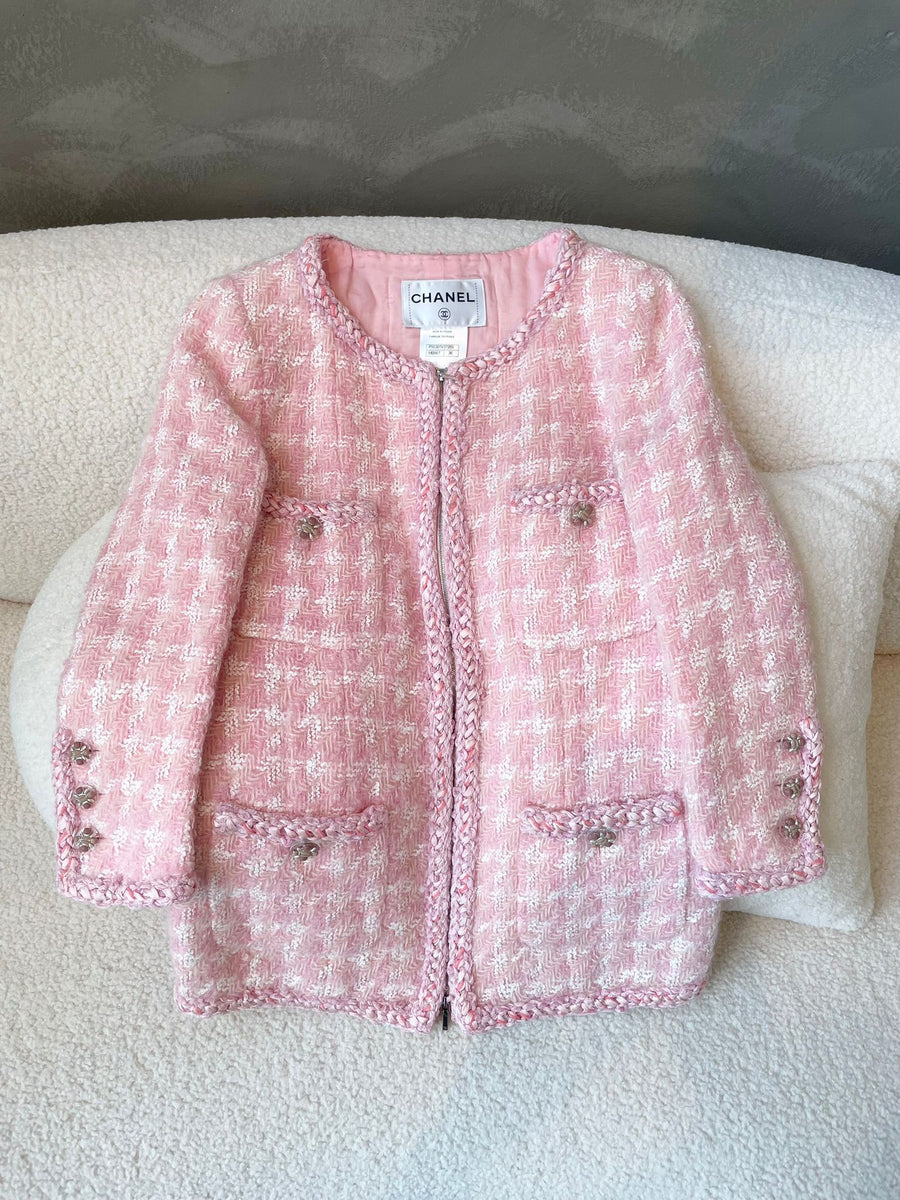 Chanel Fantasy Zip Jacket Pink/ White – LOVELOTSLUXURY