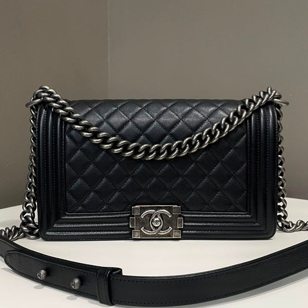 Chanel Quilted Boy Old Medium