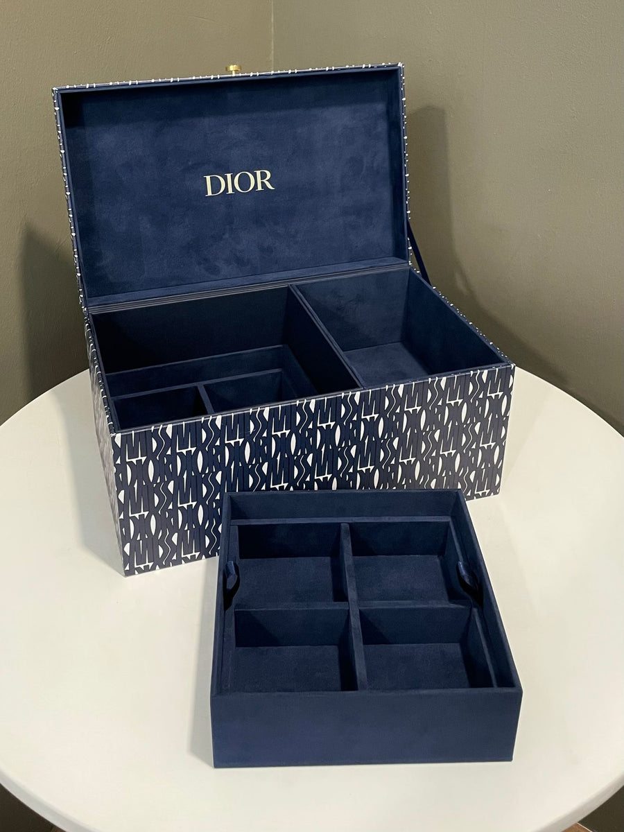 【付属品有り】LV、HERMES、PRADA、DIORボックス 計8箱 DiorMISSDIORVIPStorageBoxBlueW