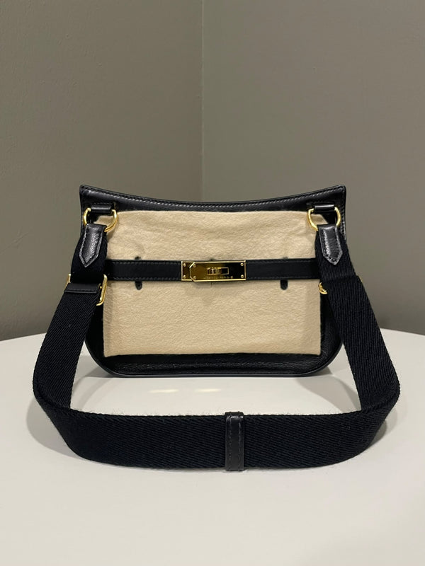 Hermes Jypsiere Mini Black Noir Evergrain