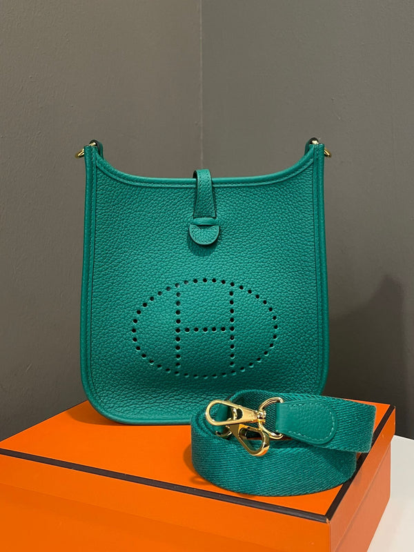 Hermes Mini Evelyn Vert Jade Maurice