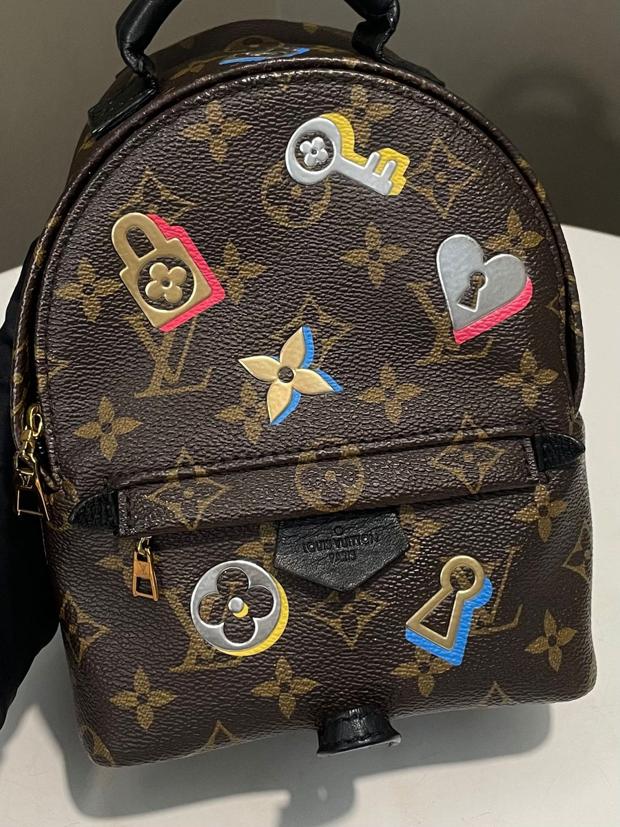 louis vuitton backpack lock Black Calfskin Lockme Mini Fair Condition Louis Vuitton Love Lock Palm