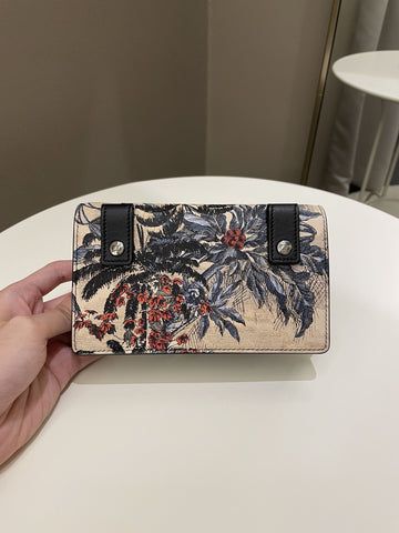 Open image in slideshow, Dior Saddle Belt Pouch Black / Beige Printed Calfskin