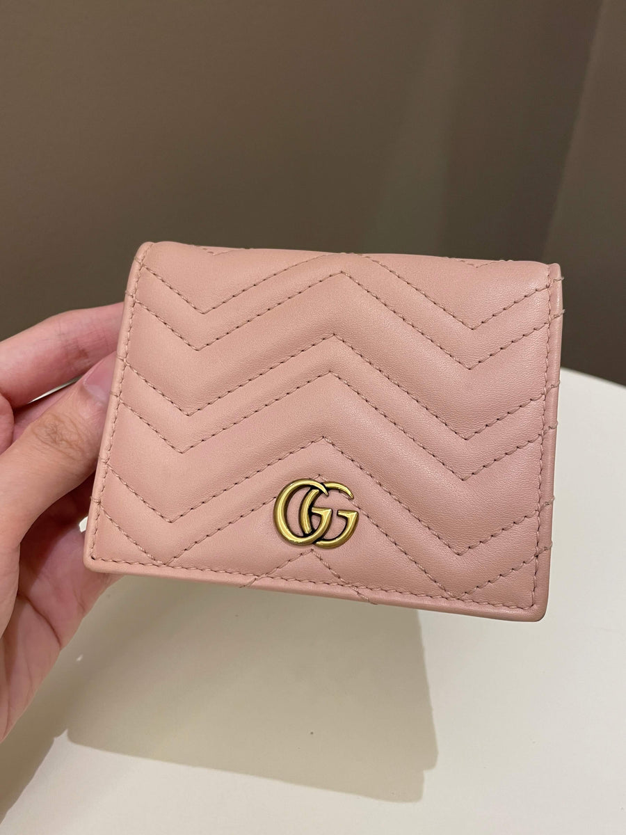 Gg marmont card sale case with strap