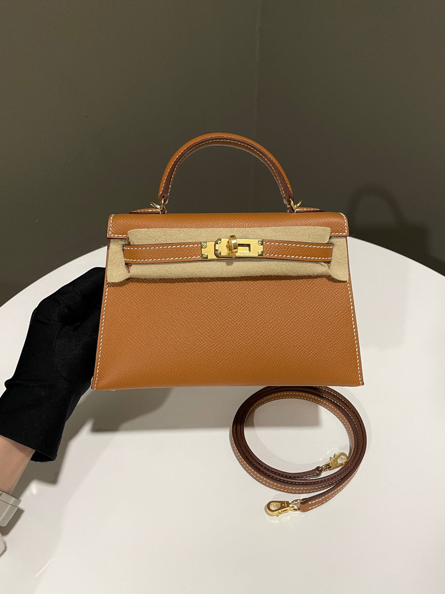Hermes Mini Kelly 20 Gold Epsom – LOVELOTSLUXURY