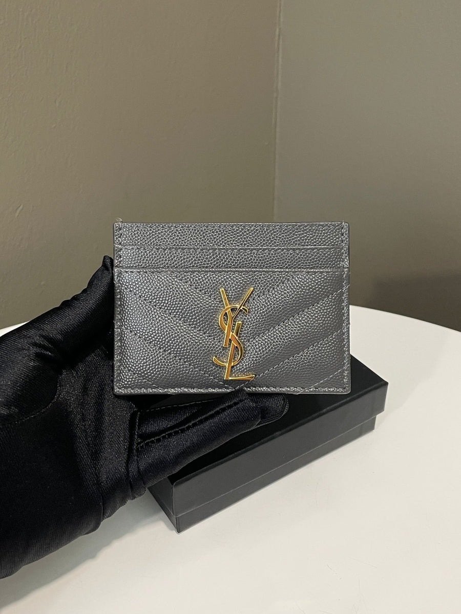【関税＆送料込み】Saint Laurent Cassandre MatelassAC Card CASSANDRE MATELASSÉ card case in lambskin | Saint Laurent