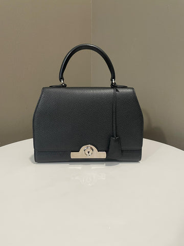 Open image in slideshow, Moynat Petit Rejane Bag Black Grainy Leather