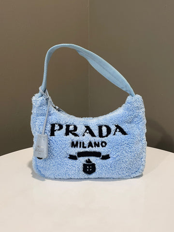 Open image in slideshow, Prada Re-Edition 2000 Bag Blue Terry