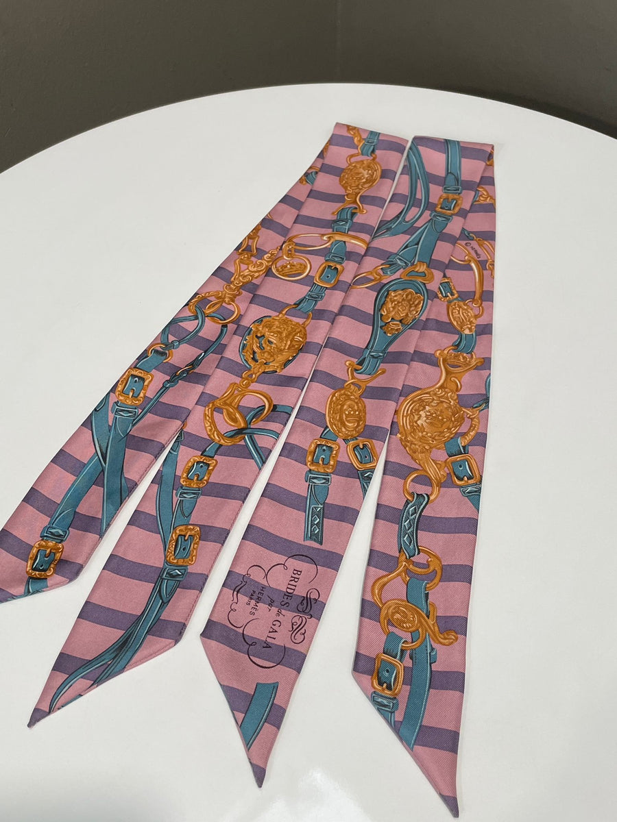 Hermes Twilly (2 pcs set) Brides De Gala Rose