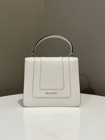 Open image in slideshow, Bvlgari Sepenti Forever Bag Ivory Agate Calf
