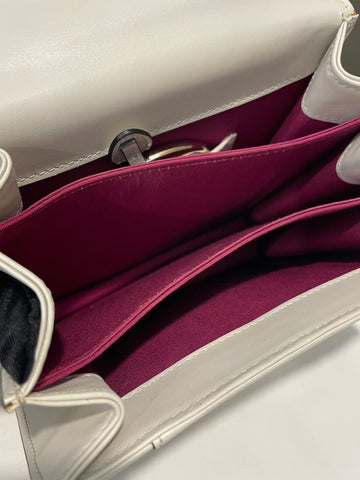 Open image in slideshow, Bvlgari Sepenti Forever Bag Ivory Agate Calf