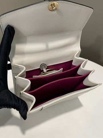 Open image in slideshow, Bvlgari Sepenti Forever Bag Ivory Agate Calf