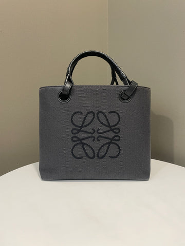 Open image in slideshow, Loewe Anagram Tote Bag Black/ Grey