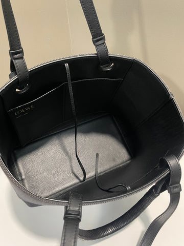 Open image in slideshow, Loewe Anagram Tote Bag Black/ Grey