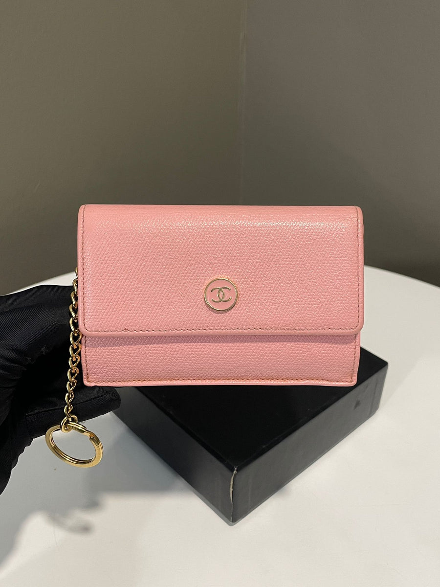 美品☆ VINTAGE CHANEL シャネル Key holder Buy Chanel Vintage Gold-tone Metal Round Coco Mark Charm