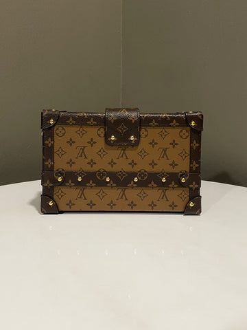 Open image in slideshow, Louis Vuitton Petite Malle Monogram Reverse
