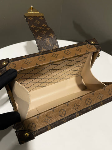 Open image in slideshow, Louis Vuitton Petite Malle Monogram Reverse