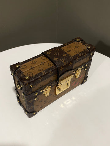 Open image in slideshow, Louis Vuitton Petite Malle Monogram Reverse