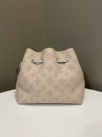 Open image in slideshow, Louis Vuitton Bella Bucket Bag Galet Gray Perforated Mahina