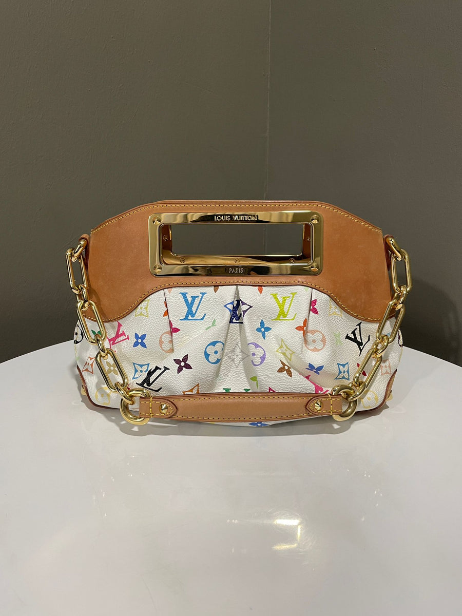 Louis Vuitton Judy PM Monogram Multicolor Blanc