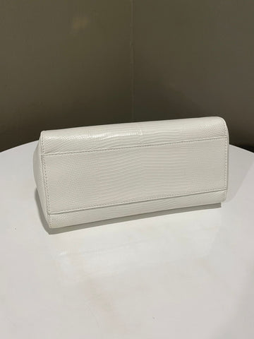 Open image in slideshow, Fendi Peekaboo Mini White Lizard
