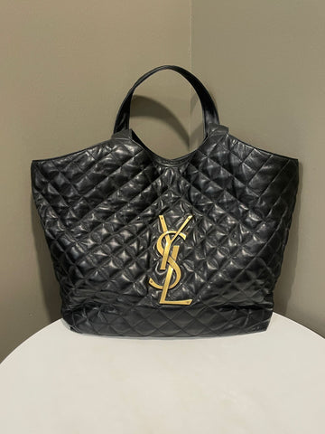 Open image in slideshow, Saint Laurent Icare Shopping Tote Lambskin