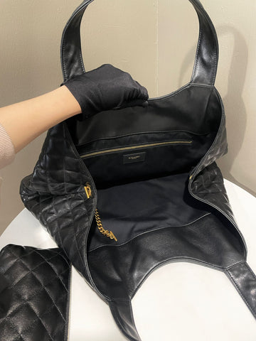 Open image in slideshow, Saint Laurent Icare Shopping Tote Lambskin