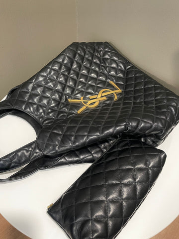 Open image in slideshow, Saint Laurent Icare Shopping Tote Lambskin