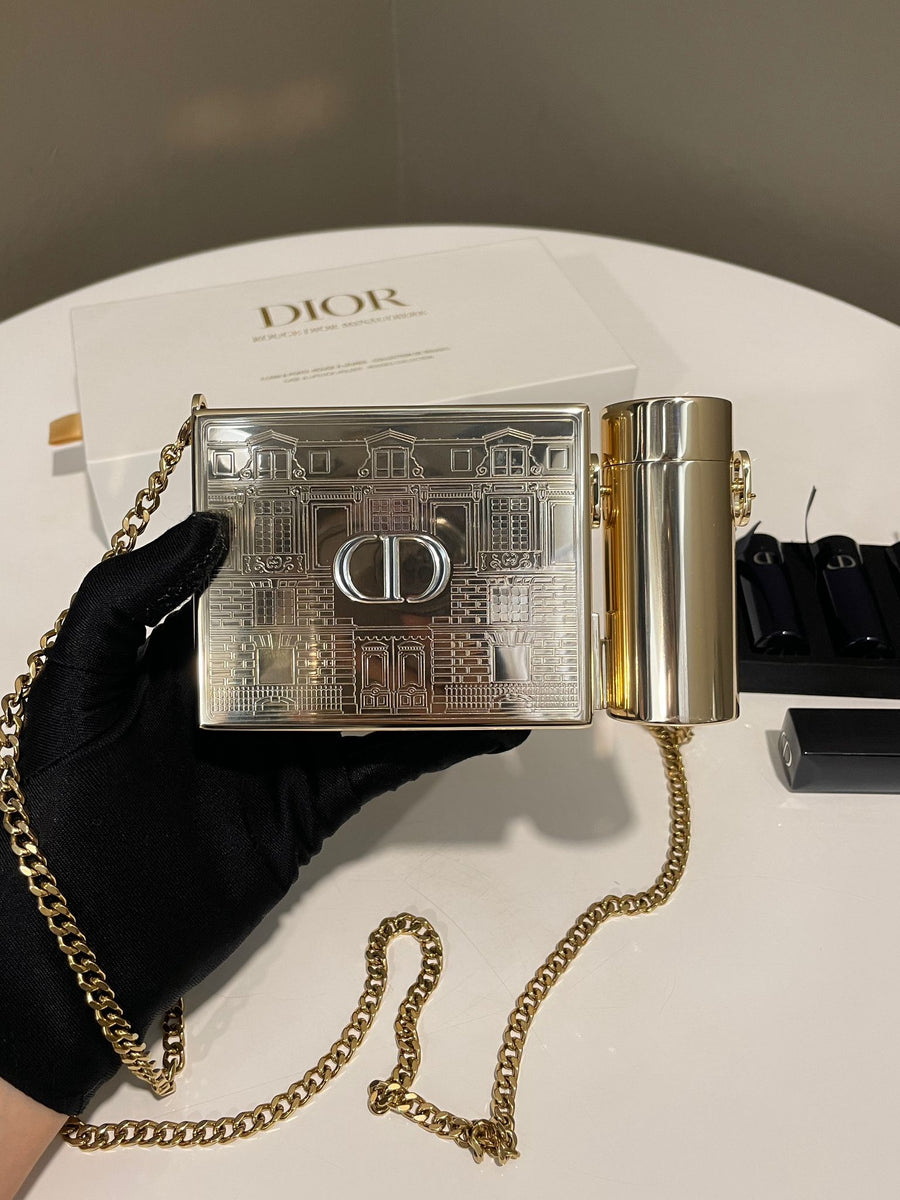 Dior Rouge Dior Minaudiere 新品未使用 Dior ROUGE DIOR MINAUDIÈRE CLUTCH LIMITED EDITION Holiday