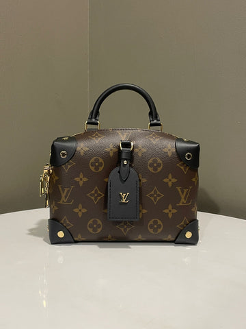 Open image in slideshow, Louis Vuitton Petite Malle Souple Monogram / Black