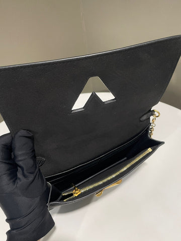 Open image in slideshow, Louis Vuitton Twist Chain Bag Black Epi