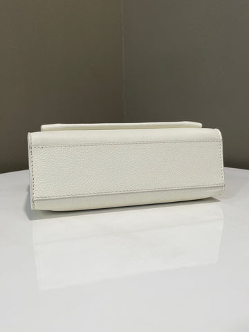 Open image in slideshow, Louis Vuitton Mylockme Chain Bag White Calfskin