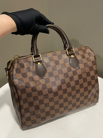 Open image in slideshow, Louis Vuitton Speedy Bandoulière 30 Damier Ebene