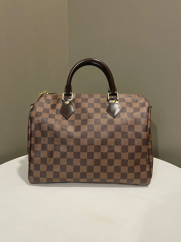 Open image in slideshow, Louis Vuitton Speedy Bandoulière 30 Damier Ebene