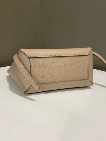 Open image in slideshow, Celine Nano Belt Bag Taupe Beige Grainy Leather