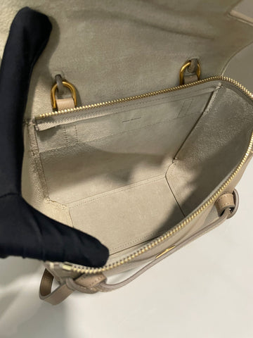 Open image in slideshow, Celine Nano Belt Bag Taupe Beige Grainy Leather