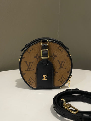 Open image in slideshow, Louis Vuitton Mini Reverse Boite Chapeau Monogram