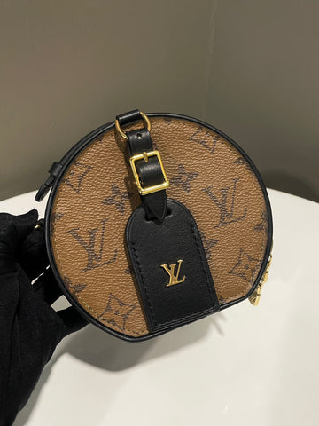 Open image in slideshow, Louis Vuitton Mini Reverse Boite Chapeau Monogram