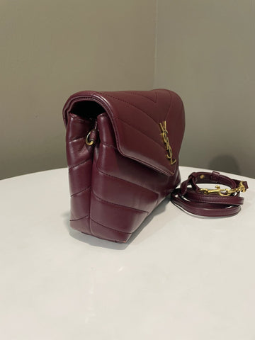 Open image in slideshow, Saint Laurent Loulou Toy Burgundy