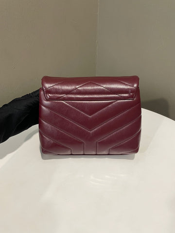 Open image in slideshow, Saint Laurent Loulou Toy Burgundy