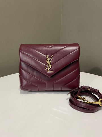Open image in slideshow, Saint Laurent Loulou Toy Burgundy