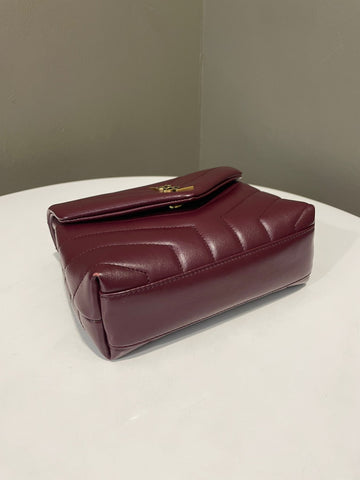 Open image in slideshow, Saint Laurent Loulou Toy Burgundy