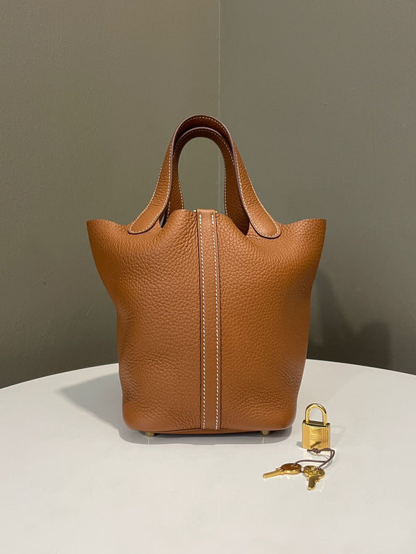 Hermes Picotin Lock 18 Gold Clemence