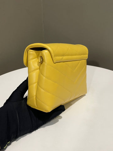 Open image in slideshow, Saint Laurent Loulou Toy Jaune