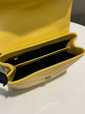 Open image in slideshow, Saint Laurent Loulou Toy Jaune