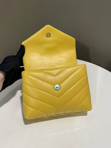 Open image in slideshow, Saint Laurent Loulou Toy Jaune