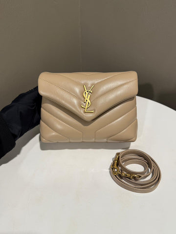 Open image in slideshow, Saint Laurent Loulou Toy Taupe